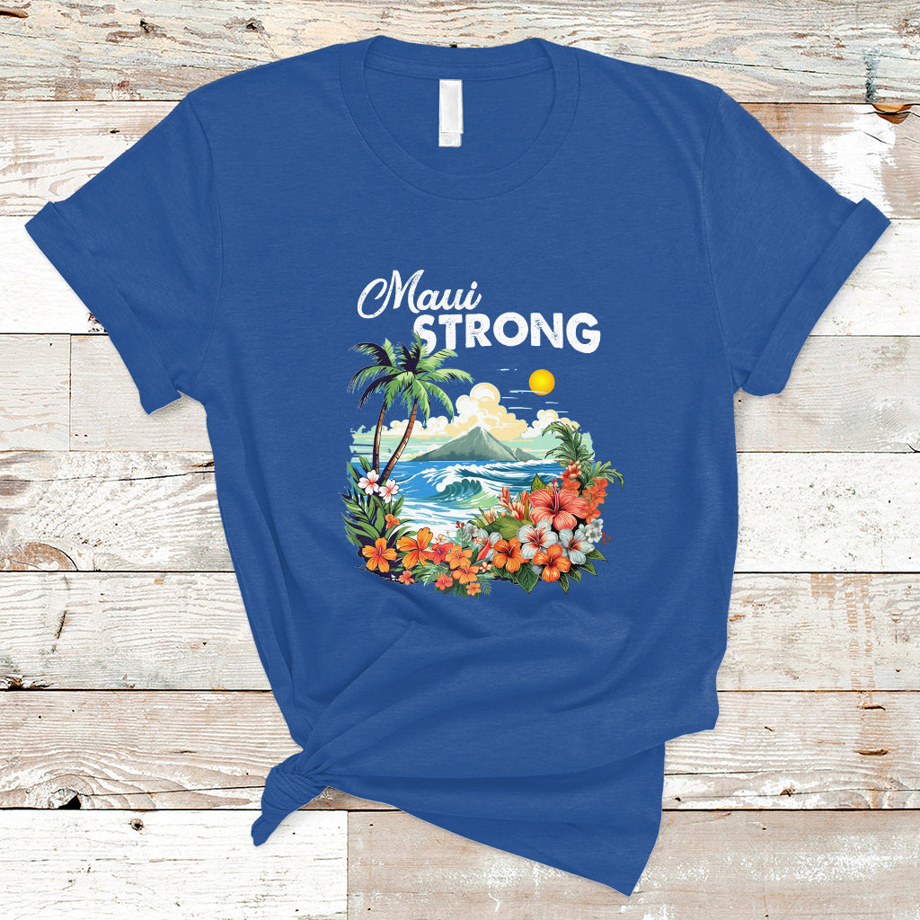 Maui Strong Hawaii Strong Pray For Maui Island T Shirt - Wonder Print Shop