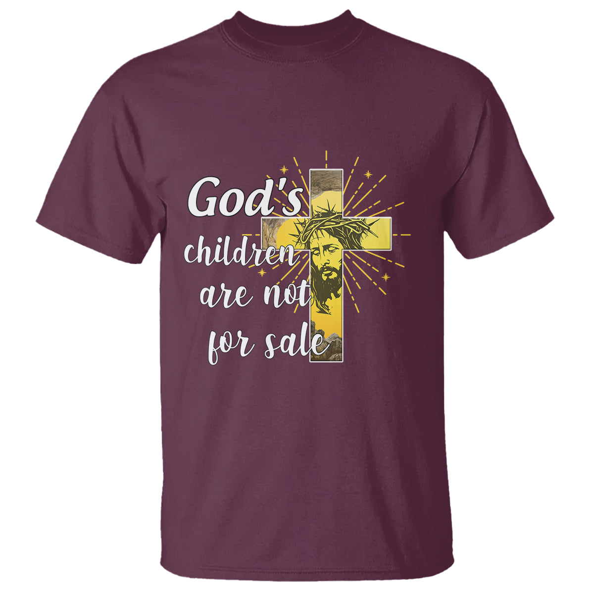 God's Children T Shirt Not For Sale End Human Trafficking - Wonder Print Shop