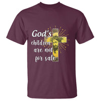 God's Children T Shirt Not For Sale End Human Trafficking - Wonder Print Shop