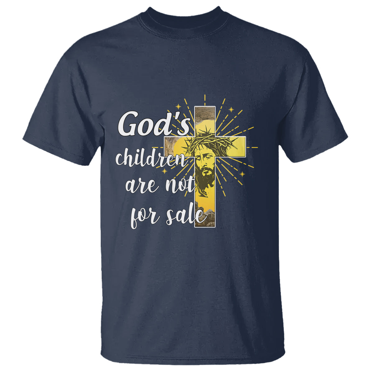 God's Children T Shirt Not For Sale End Human Trafficking - Wonder Print Shop