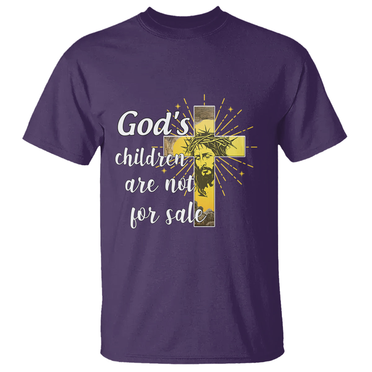 God's Children T Shirt Not For Sale End Human Trafficking - Wonder Print Shop