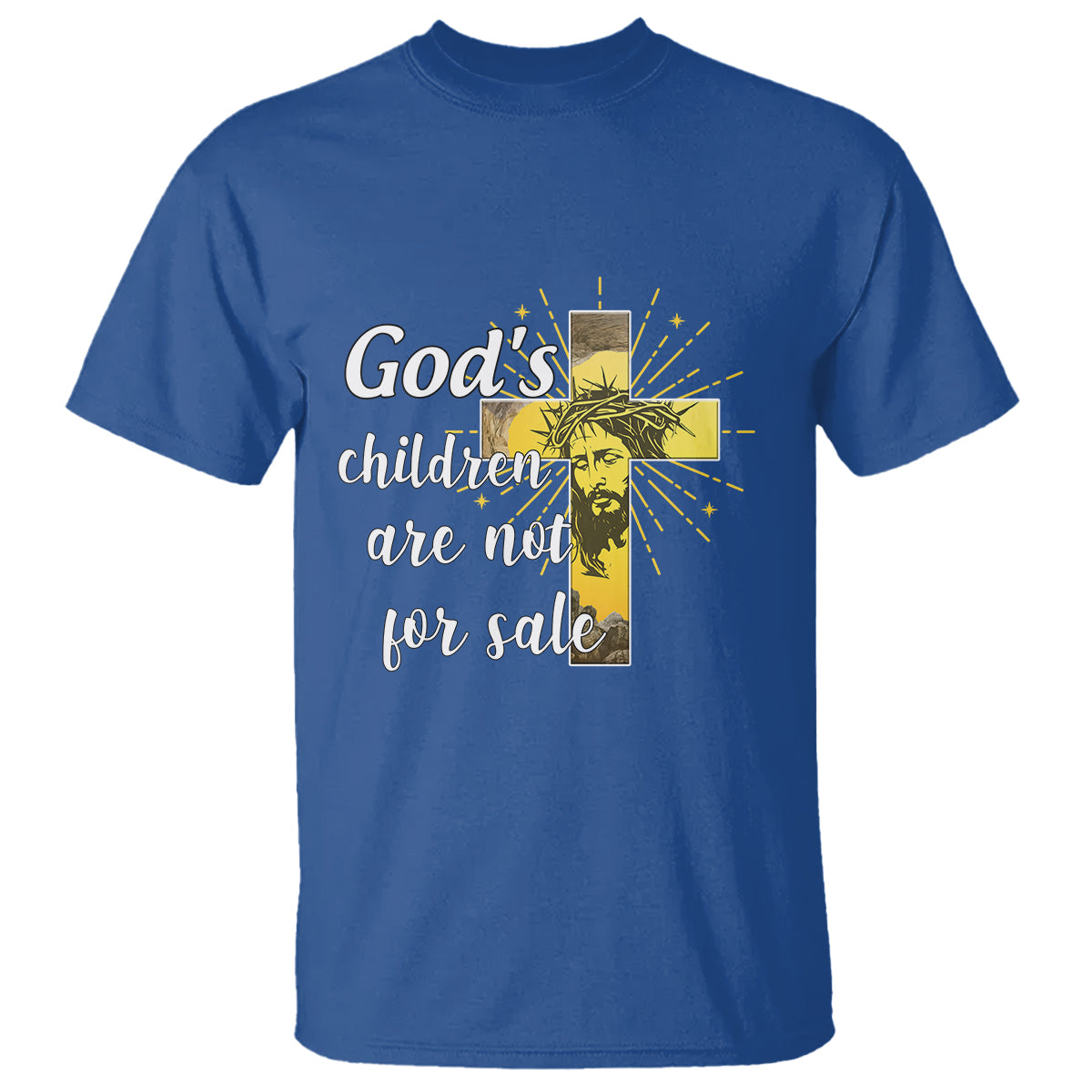 God's Children T Shirt Not For Sale End Human Trafficking - Wonder Print Shop