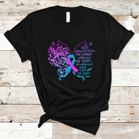 Suicide Prevention Awareness T Shirt She Whispered Back I Am The Storm Suicide Prevention Warrior - Wonder Print Shop