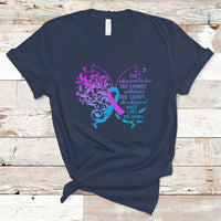 Suicide Prevention Awareness T Shirt She Whispered Back I Am The Storm Suicide Prevention Warrior - Wonder Print Shop