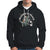Reading Skeleton Hoodie RIP Reading In Peace Book Lover Spooky Vibe - Wonder Print Shop