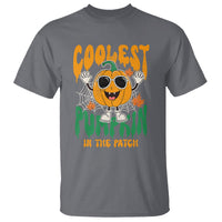Fall Pumpkin T Shirt Coolest Pumpkin In The Patch Autumn Halloween Spooky Season - Wonder Print Shop