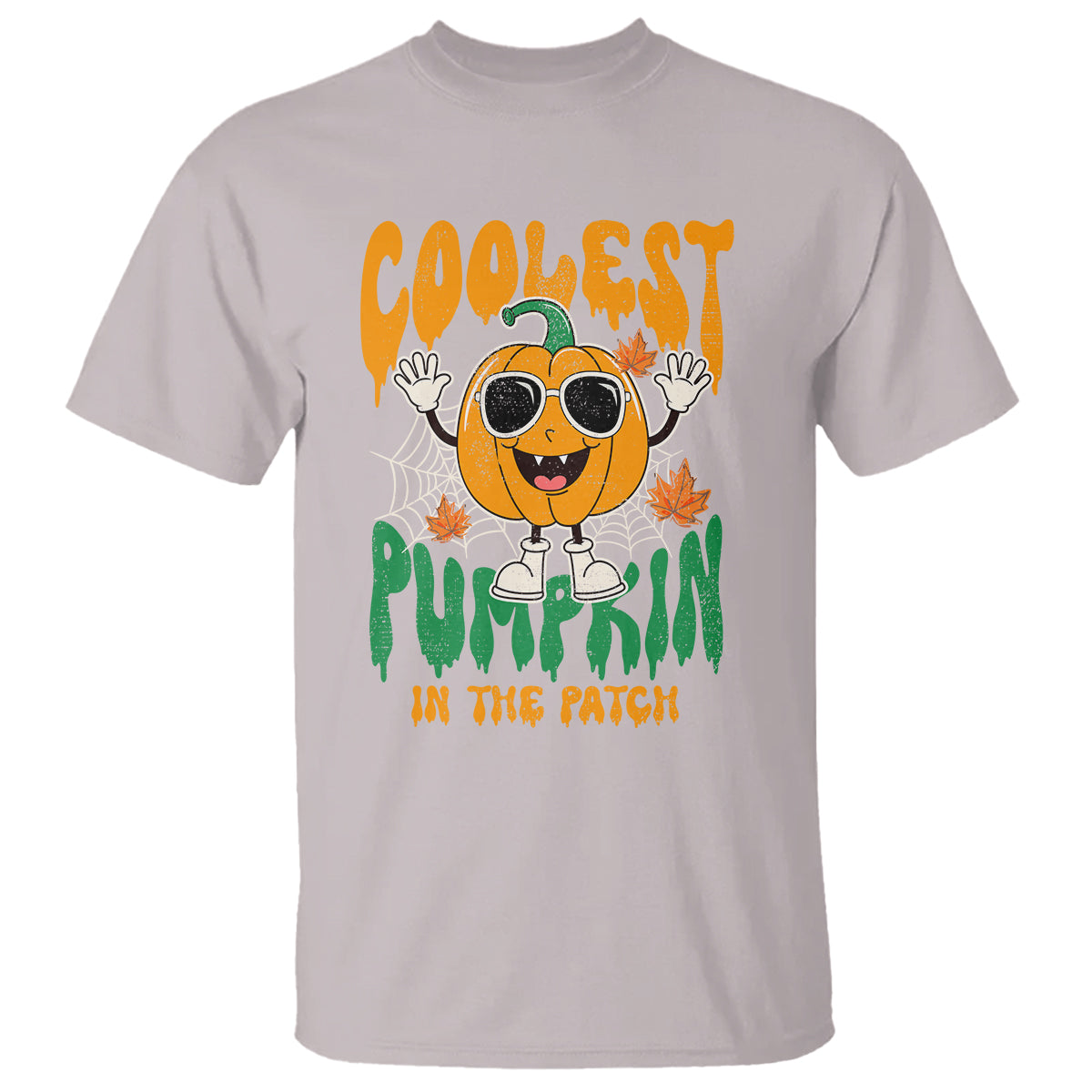Fall Pumpkin T Shirt Coolest Pumpkin In The Patch Autumn Halloween Spooky Season - Wonder Print Shop