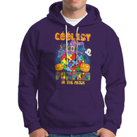 Autism Pumpkin Hoodie Coolest Pumpkin In The Patch Halloween Costume Autism Awareness - Wonder Print Shop