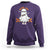 Halloween Boo Sheet Sweatshirt Cute Spooky Ghost Halloween Costume Boujee Boo-Jee - Wonder Print Shop