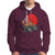 Halloween Skeleton Hoodie Skeleton Riding Monster Truck Candy Funny Scary Pumpkin - Wonder Print Shop