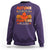 Fall Vibes Sweatshirt Autumn Leaves And Pumpkin Please Scary Pumpkin Halloween - Wonder Print Shop