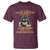 Black Cat Reading T Shirt I'm Old And Wise Because I Read Books When I Was Young And Stupid Funny Reading Lover - Wonder Print Shop
