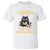 Black Cat Reading T Shirt I'm Old And Wise Because I Read Books When I Was Young And Stupid Funny Reading Lover - Wonder Print Shop