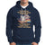 Cat Reading Hoodie I'm Old And Wise Because I Read Books When I Was Young And Stupid Funny Reading Lover - Wonder Print Shop