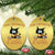 Cat and Book Lover Christmas Ornament Easily Distracted By Cats And Books Funny Black Cat Meme - Wonder Print Shop