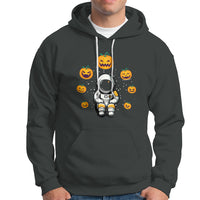 Halloween Astronaut Hoodie Scary Pumpkin Universe Outer Space Halloween Costume - Wonder Print Shop