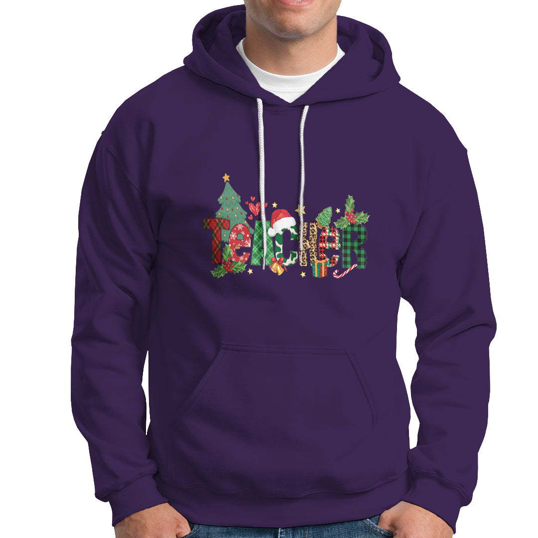 Teacher Christmas Hoodie Merry Xmas Gifts - Wonder Print Shop
