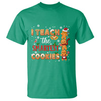 Teacher Christmas T Shirt I Teach The Smartest Cookies Gingerbread Man Students - Wonder Print Shop
