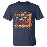 Teacher Christmas T Shirt I Teach The Smartest Cookies Gingerbread Man Students - Wonder Print Shop