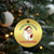 Be Nice To The Teacher Santa Is Watching Retro Groovy Christmas Christmas Ornament - Wonder Print Shop
