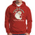 Be Nice To The Teacher Santa Is Watching Retro Groovy Christmas Hoodie - Wonder Print Shop