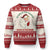 Be Nice To The Teacher Santa Is Watching Retro Groovy Christmas Ugly Christmas Sweater - Wonder Print Shop