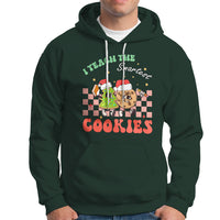 Teacher Christmas Hoodie I Teach The Smartest Cookies Retro Groovy Xmas Cookies - Wonder Print Shop