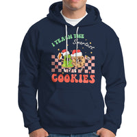 Teacher Christmas Hoodie I Teach The Smartest Cookies Retro Groovy Xmas Cookies - Wonder Print Shop