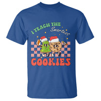 Teacher Christmas T Shirt I Teach The Smartest Cookies Retro Groovy Xmas Cookies - Wonder Print Shop