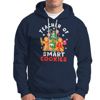Teacher of Smart Cookies Christmas Gingerbread Man Hoodie Teacher of Smart Cookies - Wonder Print Shop