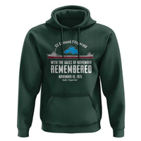 SS Edmund Fitzgerald Gales of November Tribute Hoodie Lake Superior Shipwreck Memorial - Wonder Print Shop