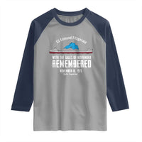 SS Edmund Fitzgerald Gales of November Tribute Raglan Shirt Lake Superior Shipwreck Memorial - Wonder Print Shop