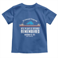 SS Edmund Fitzgerald Gales of November Tribute Toddler T Shirt Lake Superior Shipwreck Memorial - Wonder Print Shop