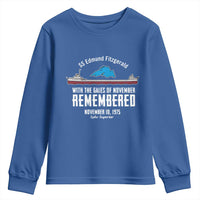 SS Edmund Fitzgerald Gales of November Tribute Youth Sweatshirt Lake Superior Shipwreck Memorial - Wonder Print Shop