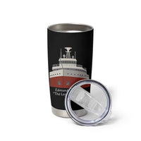 Edmund Fitzgerald Tribute Tumbler Cup The Legend Lives On Great Lakes Freighter Memorial - Wonder Print Shop