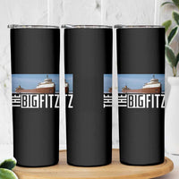 The Big Fitz Tribute Skinny Tumbler SS Edmund Fitzgerald Freighter Design for Great Lakes History - Wonder Print Shop