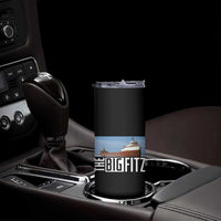 The Big Fitz Tribute Skinny Tumbler SS Edmund Fitzgerald Freighter Design for Great Lakes History - Wonder Print Shop