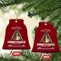 Edmund Fitzgerald 50th Anniversary Tribute Ceramic Ornament Chimes 29 Times 1975 2025 Memorial - Wonder Print Shop