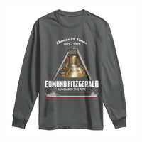 Edmund Fitzgerald 50th Anniversary Tribute Long Sleeve Shirt Chimes 29 Times 1975 2025 Memorial - Wonder Print Shop