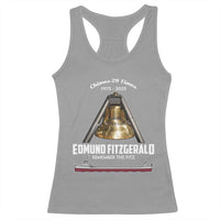Edmund Fitzgerald 50th Anniversary Tribute Racerback Tank Top Chimes 29 Times 1975 2025 Memorial - Wonder Print Shop