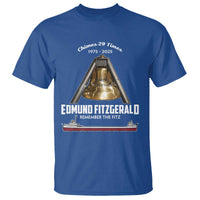 Edmund Fitzgerald 50th Anniversary Tribute T Shirt Chimes 29 Times 1975 2025 Memorial - Wonder Print Shop