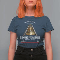 Edmund Fitzgerald 50th Anniversary Tribute T Shirt For Women Chimes 29 Times 1975 2025 Memorial - Wonder Print Shop