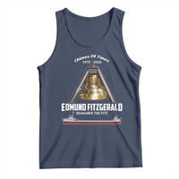 Edmund Fitzgerald 50th Anniversary Tribute Tank Top Chimes 29 Times 1975 2025 Memorial - Wonder Print Shop