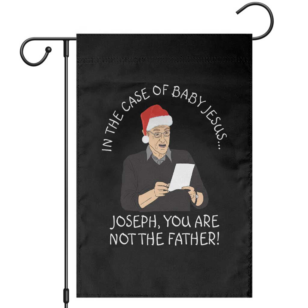 Funny Christmas Jesus Paternity Test Garden Flag Joseph You Are Not the Father Holiday Humor - Wonder Print Shop