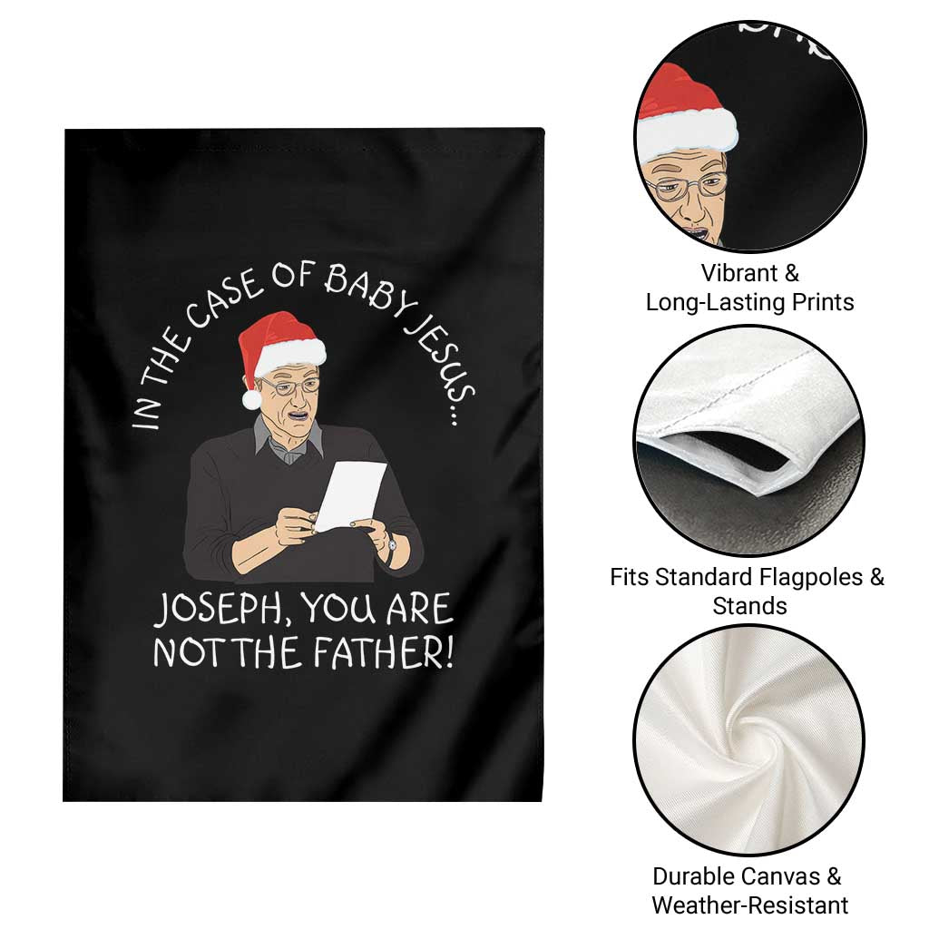 Funny Christmas Jesus Paternity Test Garden Flag Joseph You Are Not the Father Holiday Humor - Wonder Print Shop