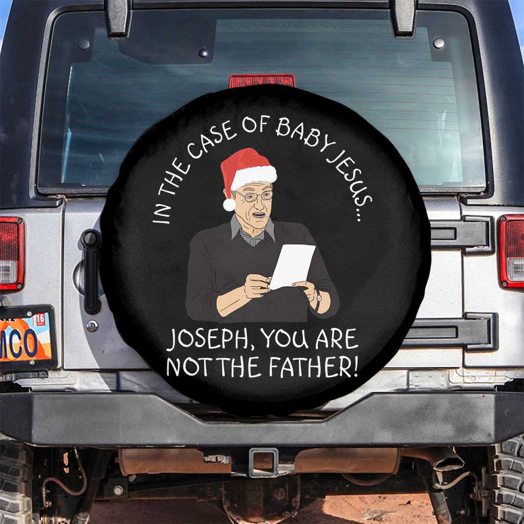 Funny Christmas Jesus Paternity Test Spare Tire Cover Joseph You Are Not the Father Holiday Humor - Wonder Print Shop