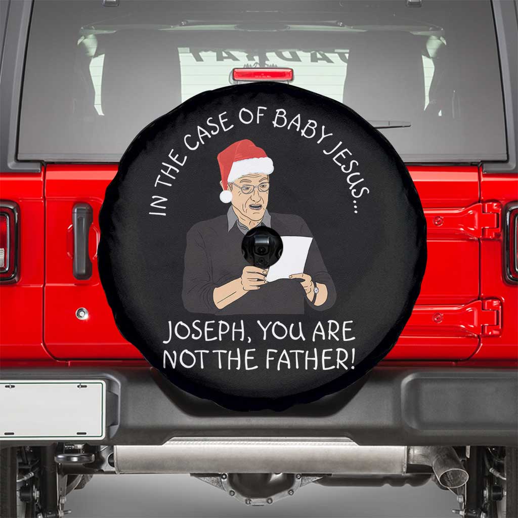 Funny Christmas Jesus Paternity Test Spare Tire Cover Joseph You Are Not the Father Holiday Humor - Wonder Print Shop