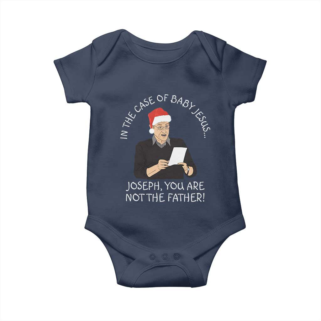 Funny Christmas Jesus Paternity Test Baby Onesie Joseph You Are Not the Father Holiday Humor - Wonder Print Shop