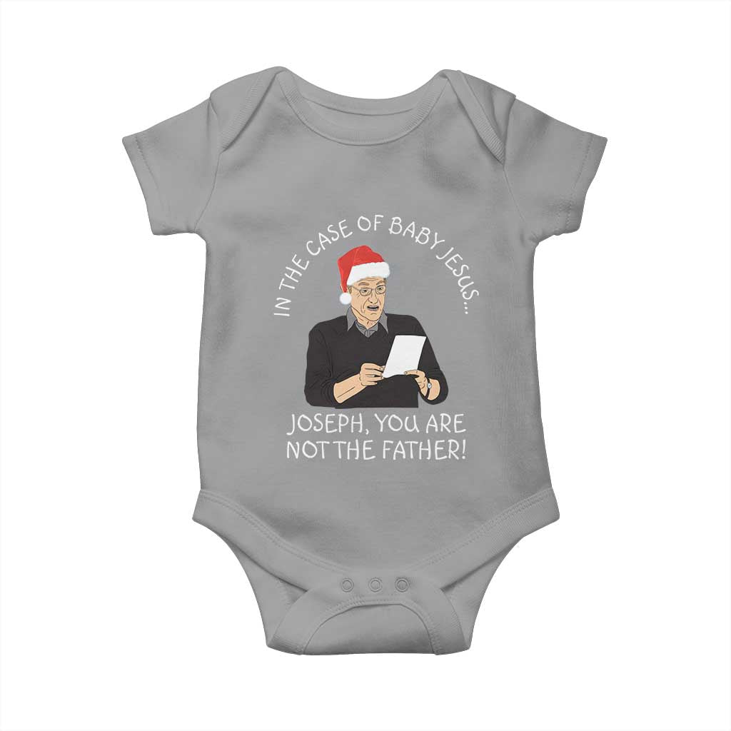 Funny Christmas Jesus Paternity Test Baby Onesie Joseph You Are Not the Father Holiday Humor - Wonder Print Shop
