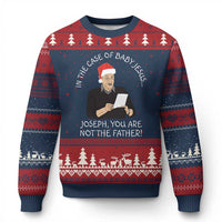 Funny Christmas Jesus Paternity Test Ugly Christmas Sweater Joseph You Are Not the Father Holiday Humor - Wonder Print Shop